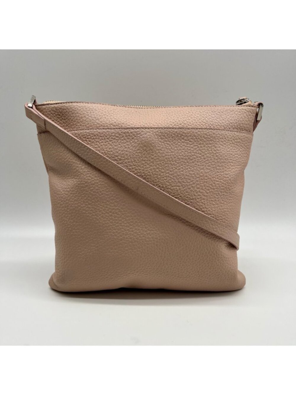Halogen Pink Leather Crossbody Bag - Picture 2 of 11